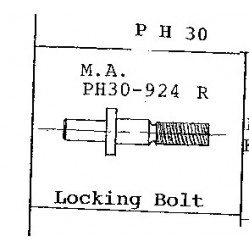 Mixing Arm Locking Bolt RH